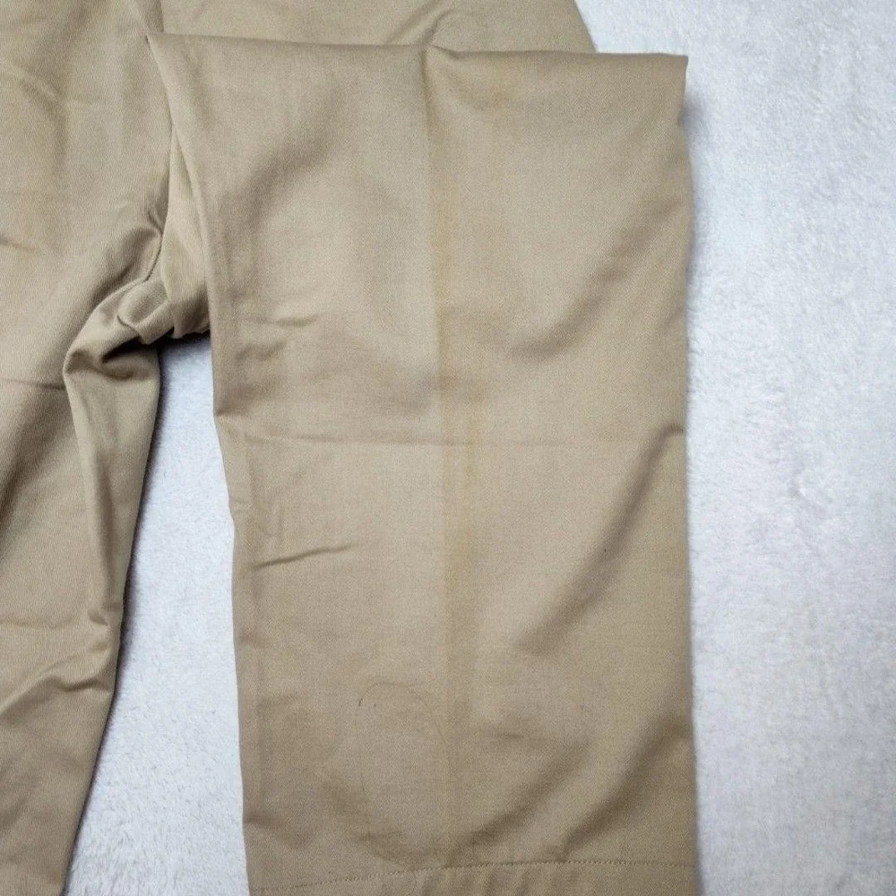 Vintage Polo Ralph Lauren Pants Mens 30x28 Beige Chino Pleated Straight Classic